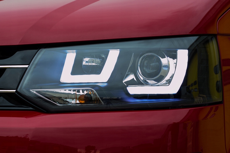 фото №12, Vw transporter t5 09-15 лампи фари led drl