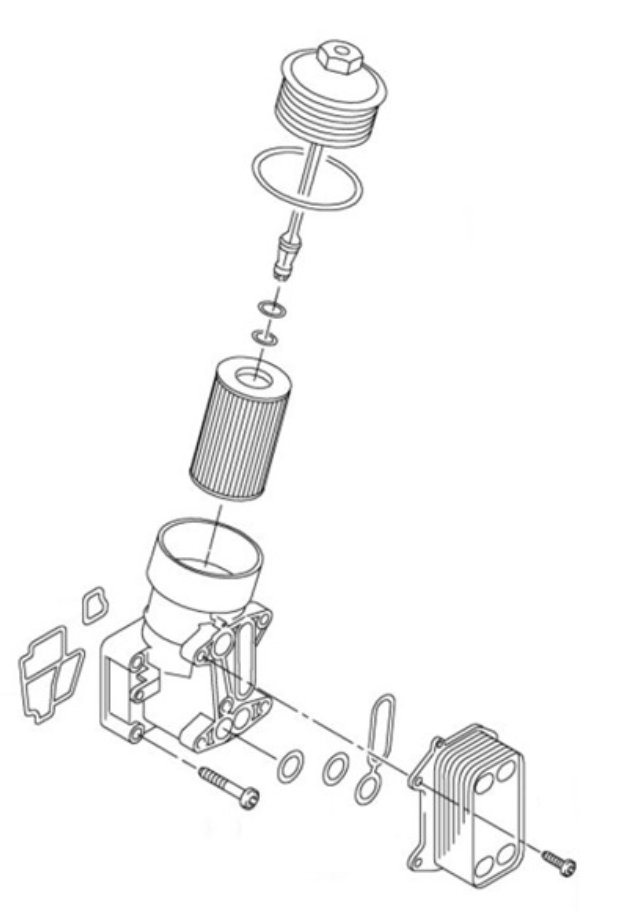 Купить Фильтр масла bez радиатора audi a1 2.0tdi 2011- a3 1.6 2003- a4 | 03l115389c