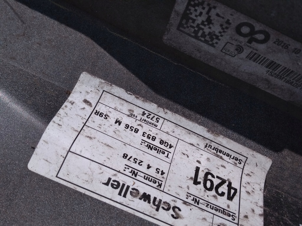 фото №5, Порог молдинг правая audi a6 c7 4g0 s-line