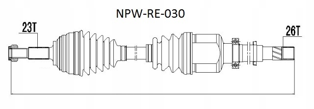 Приводной вал шрус  правая renault kangoo 1.5dci 08- Цена