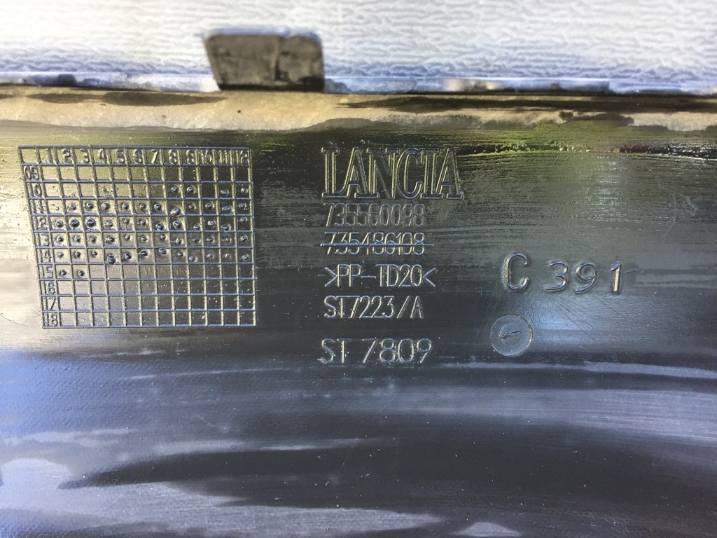 фото №8, Lancia ypsilon iii 11- накладка бампера задня org