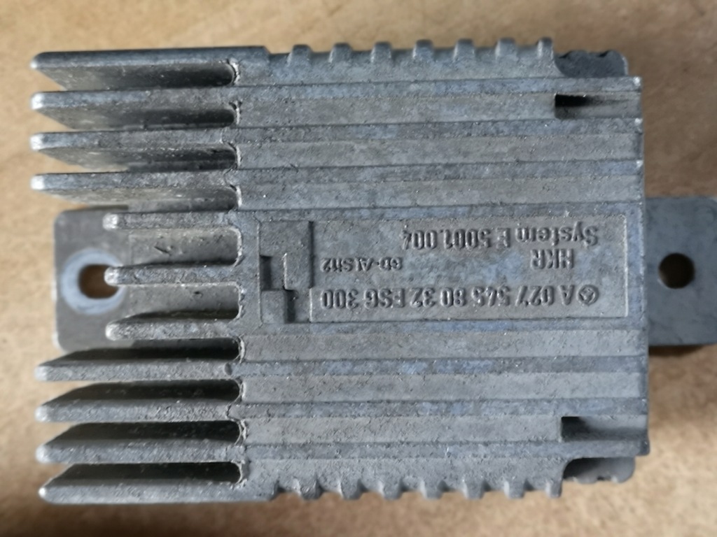 фото №1, Mercedes w210 блок управления вентиляторов a0275450032