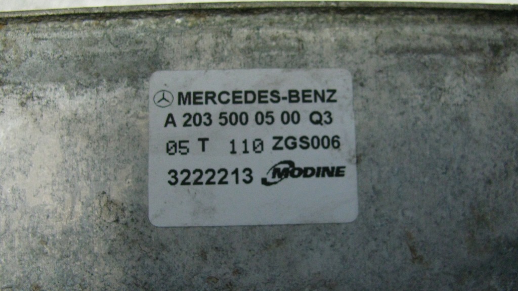 Mercedes clk w209 интеркулер 2035000500 Доставка