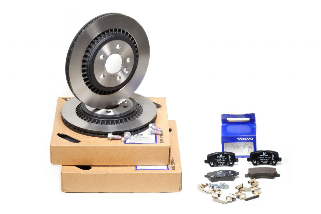 фото №1, Volvo xc60 гальмівні колодки i гальмівні диски kpl оригінал